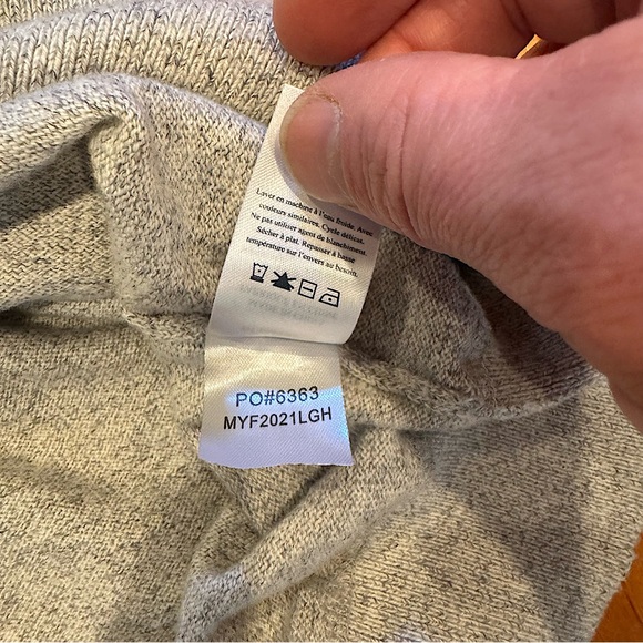 FAHERTY Men’s Med Cotton Cashmere Sweater - Picture 5 of 6